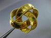ESTATE LARGE TIFFANY & CO. .52CT DIAMOND 18KT YELLOW GOLD KNOT BOW BROOCH #2559