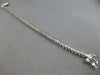 ESTATE 1.02CT DIAMOND 14KT WHITE GOLD 3D CLASSIC ROUND S MULTI WAVE FUN BRACELET