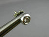 ESTATE .54CT DIAMOND 14K WHITE GOLD CLASSIC BEZEL SOLITAIRE STUD EARRINGS #25788