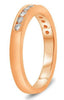 .34CT DIAMOND 14KT ROSE GOLD 3D ROUND CHANNEL FILIGREE MILGRAIN ANNIVERSARY RING