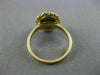 ESTATE 14KT YELLOW GOLD TIGER EYE 3D CLASSIC OVAL ROPE SOLITAIRE FUN RING #26069