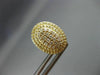 LARGE .83CT DIAMOND 14K YELLOW GOLD 3D CLUSTER DOUBLE HALO CLIP ON POST EARRINGS