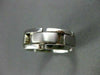 ESTATE WIDE 14KT WHITE GOLD SOLID BRICK LOOK MENS WEDDING RING HANDSOME!! #1007