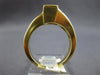 1.30CT DIAMOND & AAA EMERALD 14KT YELLOW GOLD BAGUETTE & ROUND ENGAGEMENT RING
