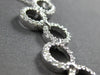 LARGE .5CT DIAMOND 14KT WHITE GOLD ROUND MULTI CIRCULAR OLYMPIC FLOATING PENDANT