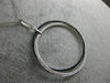 LARGE 1.25CT DIAMOND & SAPPHIRE 18KT WHITE GOLD 3D CIRCULAR INTERTWINING PENDANT