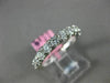 ESTATE 1.30CT DIAMOND 18K WHITE GOLD 3/4 ETERNITY ROUND WEDDING ANNIVERSARY RING