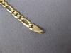 ESTATE CLASSIC 14KT YELLOW GOLD 3D CLASSIC 4MM FIGARO 7 INCH BRACELET #27404