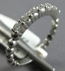 .57CT DIAMOND 14KT WHITE GOLD 3D 7 STONE SHARED PRONG WEDDING ANNIVERSARY RING