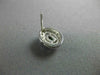 ESTATE 1.10CT DIAMOND & AAA EMERALD 14KT WHITE GOLD 3D OVAL HALO STUD EARRINGS