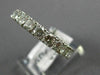 ESTATE 3.30CT DIAMOND PLATINUM CLASSIC ETERNITY WEDDING ANNIVERSARY RING #22139