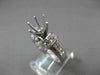 1.60CT DIAMOND 14K WHITE GOLD 3D PRINESS ROUND SEMI MOUNT ENGAGEMENT RING #18585