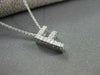 ESTATE .25CT DIAMOND 14KT WHITE GOLD "F" INITIAL PENDANT F/G VS STUNNING! #21904