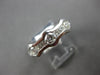 1.12CT DIAMOND 14KT WHITE GOLD 3D CHANNEL SEMI BEZEL WEDDING ANNIVERSARY RING