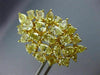 ESTATE EXTRA LARGE 9.32CT FANCY YELLOW DIAMOND 18KT YELLOW GOLD CLIP ON EARRINGS