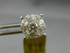 ESTATE LARGE 1.38CT DIAMOND 18K WHITE GOLD FLOWER HEART SHAPE LOVE STUD EARRINGS