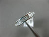 ESTATE .90CT PRINCESS & BAGUETTE DIAMOND 14KT WHITE GOLD ANNIVERSARY RING #1217