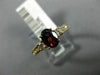 1.40CT ROUND DIAMOND & OVAL RHODOLITE 14KT ROSE GOLD THREE STONE ENGAGEMENT RING
