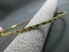ESTATE .55CT DIAMOND 18KT YELLOW GOLD 3D ETOILE CLASSIC 2mm BANGLE BRACELET