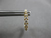 .55CT DIAMOND 18KT YELLOW GOLD ROUND OVAL HUGGIE HOOP LEVERBACK HANGING EARRINGS