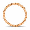 .47CT DIAMOND 14KT ROSE GOLD 3D ROUND INFINITY ETERNITY ANNIVERSARY LOVE RING