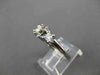 ESTATE .38CT DIAMOND 14KT WHITE GOLD 3D LUCIDA SEMI MOUNT ENGAGEMENT RING #15266