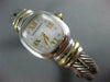LARGE DAVID YURMAN 18K YELLOW GOLD & 925 STERLING SILVER MABE PEARL WATCH #26600