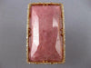 ESTATE EXTRA LARGE .82CT DIAMOND & AAA PINK QUARTZ 18KT ROSE GOLD FILIGREE RING