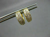 ESTATE .35CT DIAMOND 14KT YELLOW GOLD CLASSIC CHANNEL HUGGIE EARRINGS #18341