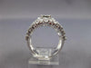 LARGE 2.39CT DIAMOND 18KT WHITE GOLD 3D ROUND & BAGUETTE MULTI ROW COCKTAIL RING