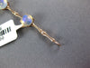 ESTATE 8.06CT DIAMOND & AAA OPAL 14KT ROSE GOLD ROUND BAMBOO FUN TENNIS BRACELET