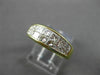 ESTATE 1.40CT DIAMOND 18KT YELLOW GOLD PRINCESS WEDDING ANNIVERSARY RING 19751