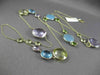 ANTIQUE EXTRA LONG 55.0C MULTI FACET & GEM BY THE YARD 14KT YELLOW GOLD NECKLACE