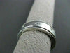ESTATE .28CT DIAMOND 14K W GOLD ETOILE MILGRAIN ETERNITY ANNIVERSARY RING #21677