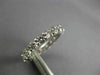 ESTATE 2.47CT ROUND DIAMOND 14KT WHITE GOLD 3D ETERNITY WEDDING ANNIVERSARY RING