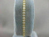 ESTATE 5.00CTW DIAMOND 14KT YELLOW GOLD LINE TENNIS BRACELET F/G VS 3MM #18411