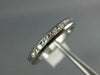 ESTATE .30CT DIAMOND 14K WHITE GOLD ROUND CHANNEL WEDDING ANNIVERSARY RING 18732