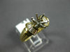 ESTATE 1.35CTW DIAMOND HEART 14KT 2 TONE GOLD OPEN PENDANT F/G VS + CHAIN #10618