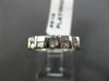 ANTIQUE .52CT ROUND & BAGUETTE DIAMOND PLATINUM 3D WEDDING ANNIVERSARY RING #816