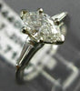 ESTATE .91CT MARQUISE & BAGUETTE DIAMOND 14KT WHITE GOLD ENGAGEMENT RING #22153
