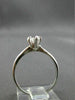 ESTATE .55CT DIAMOND MARQUISE 14KT WHITE GOLD SOLITAIRE ENGAGEMENT RING #17260