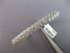 WIDE 5.63CT DIAMOND 18KT WHITE GOLD MULTI FLOWER FILIGREE CUFF BANGLE BRACELET