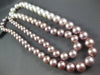 EXTRA LONG DIAMOND & AAA WHITE & PINK SOUTH SEA PEARL 14KT WHITE GOLD NECKLACE