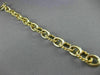 ESTATE LARGE 18KT WHITE & YELLOW GOLD CLASSIC ITALIAN ROPE LINK BRACELET #21483