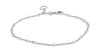 ESTATE .65CT DIAMOND 14KT WHITE GOLD 3D CLASSIC HEART BY THE YARD LOVE BRACELET