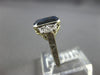 1.84CT OLD MINE DIAMOND & AAA SAPPHIRE 14K 2 TONE GOLD 3D ENGAGEMENT RING #27941