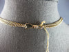 ANTIQUE ART DECO EXTRA LONG AAA PEARL & TURQUOISE 14K YELLOW GOLD NECKLACE 27752