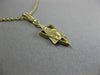 ESTATE 14K YELLOW GOLD 3D DOUBLE SIDED CHAI LIFE MENORAH FLOATING PENDANT #25451