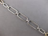 WIDE 1.41CT DIAMOND 14KT 2 TONE GOLD CLASSIC OPEN ELONGATED OVAL TENNIS BRACELET