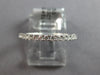 .33CT DIAMOND 18K WHITE GOLD 3D ROUND 2mm SEMI ETERNITY WEDDING ANNIVERSARY RING